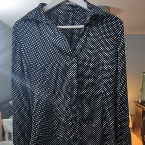 Tahari silk button up